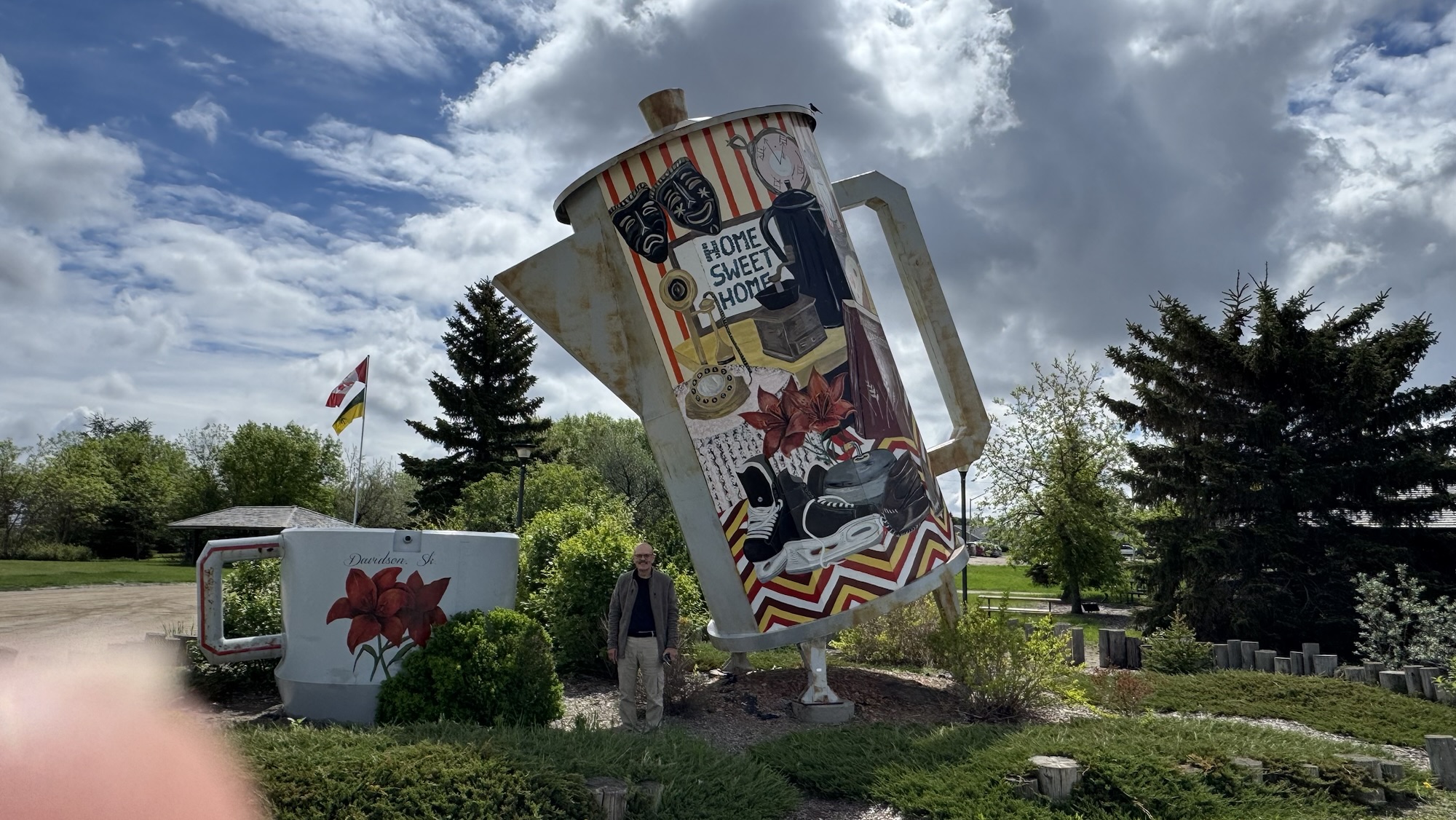 A Welcoming Coffee Pot and the Métis Fiddler in Davidson, SK