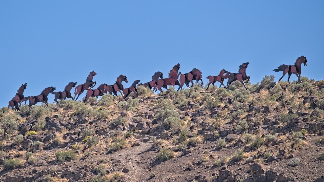 Wild Horses Monument near Vantage, Washington